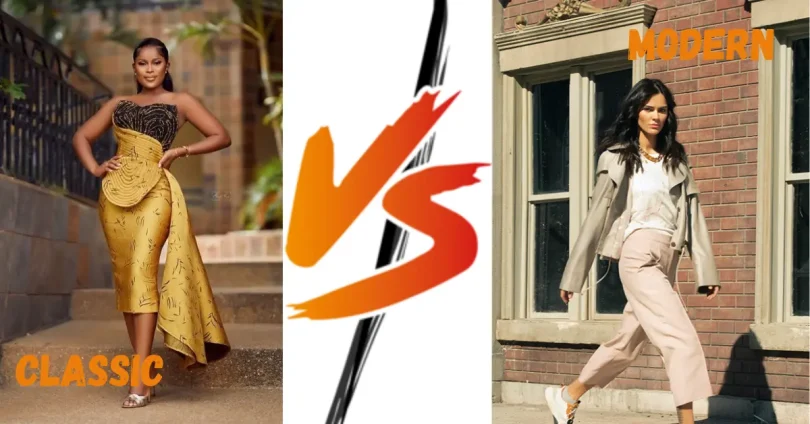 modern style vs classic style